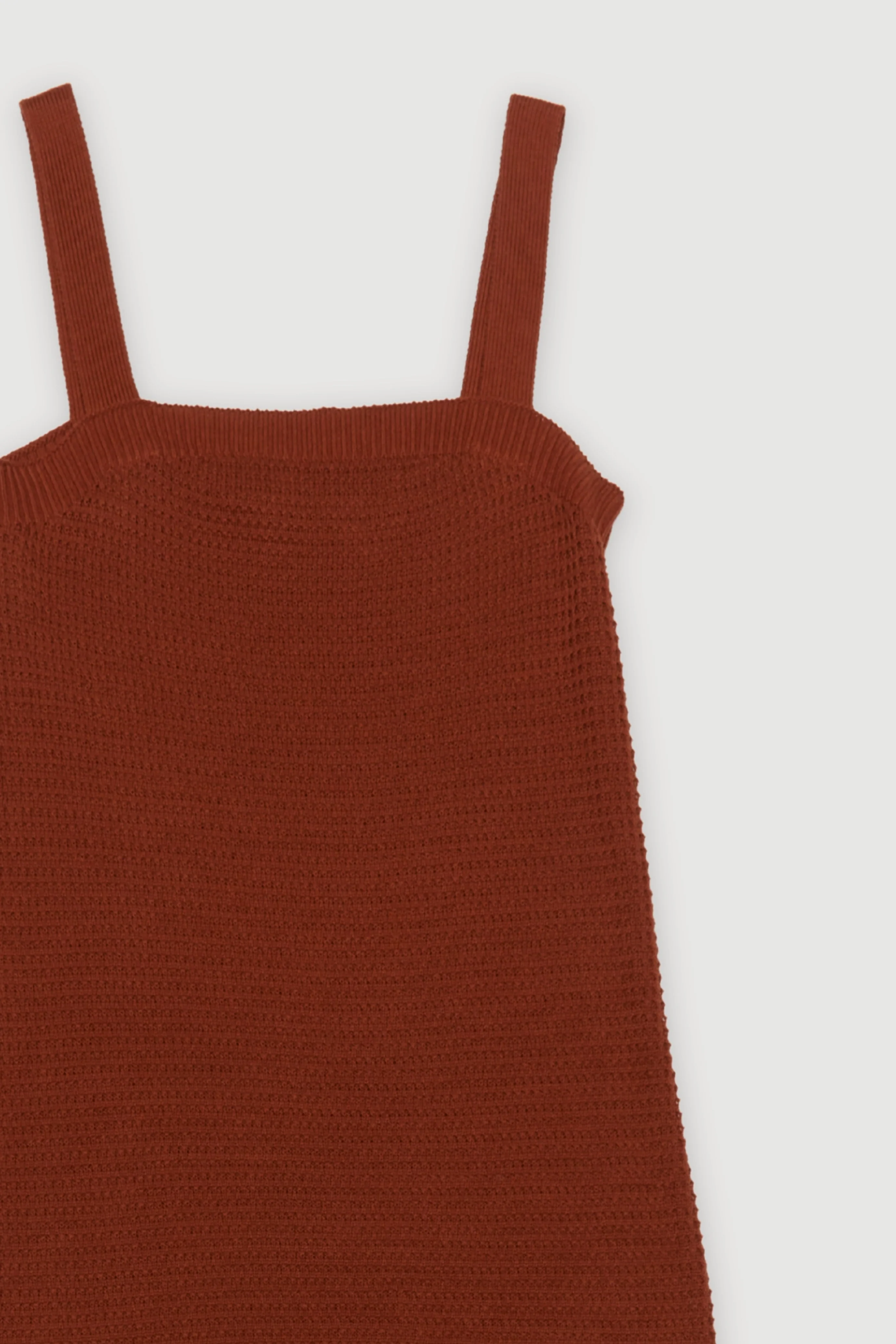 Re-Worn Womens Cotton Textured Tank Dress