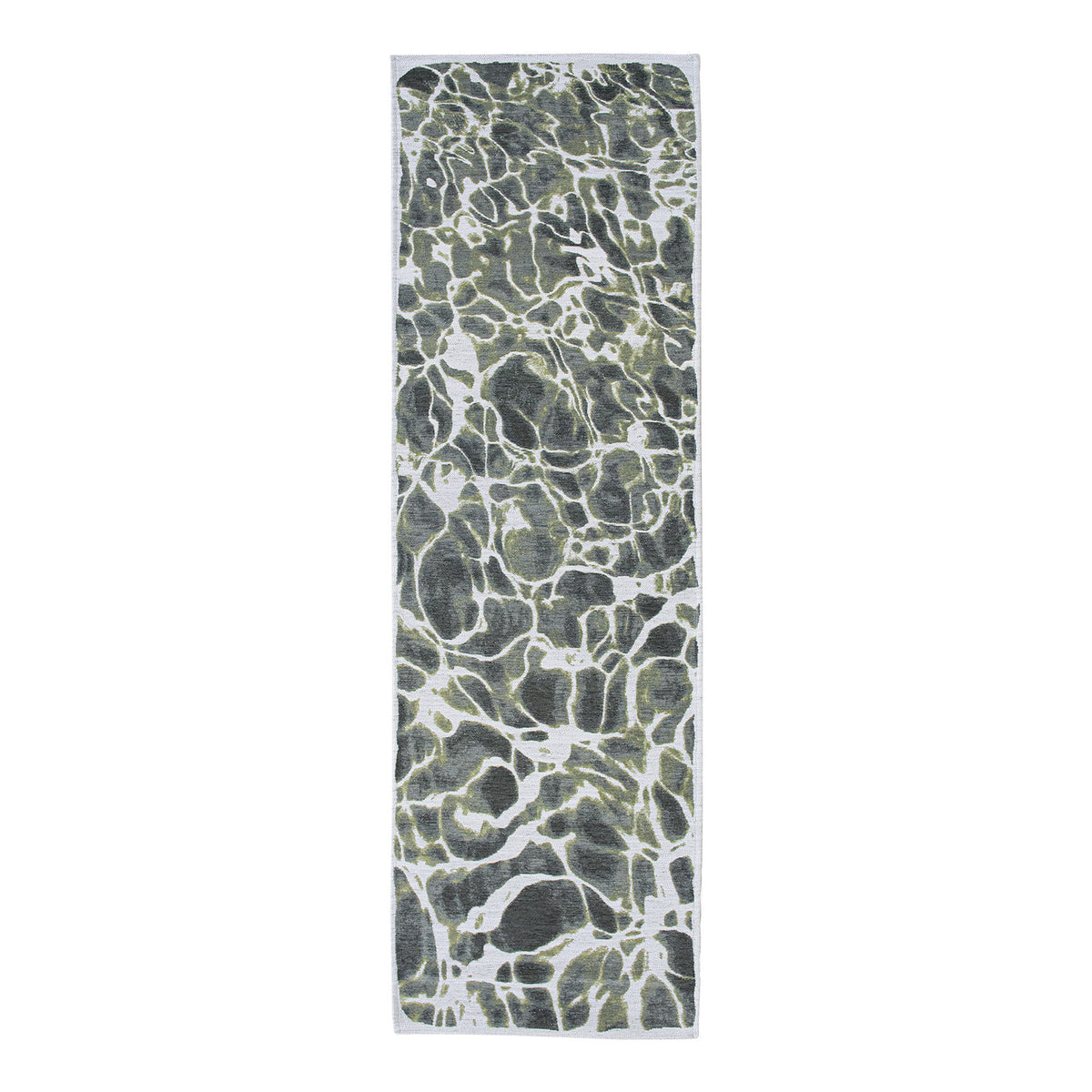 Louis De Poortere vloerkleed River - groen - 80x250cm