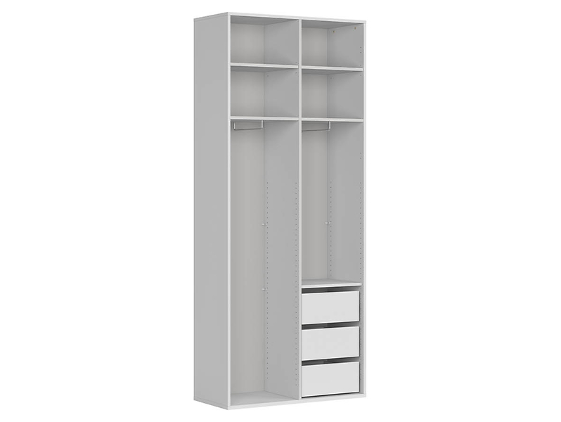 Szafa dwudrzwiowa Flex 100 cm biała