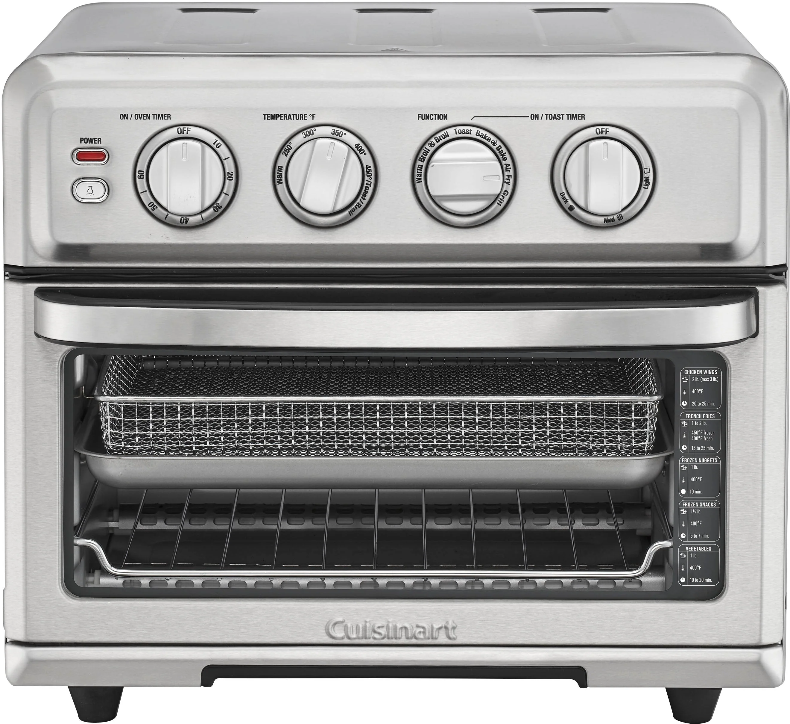 Cuisinart Air Fryer Toaster Oven with Grill Stainless Steel