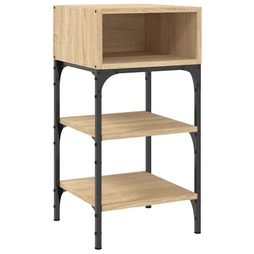 NNEVL Bedside Tables 2 pcs Sonoma Oak 35x34.5x70 cm Engineered Wood