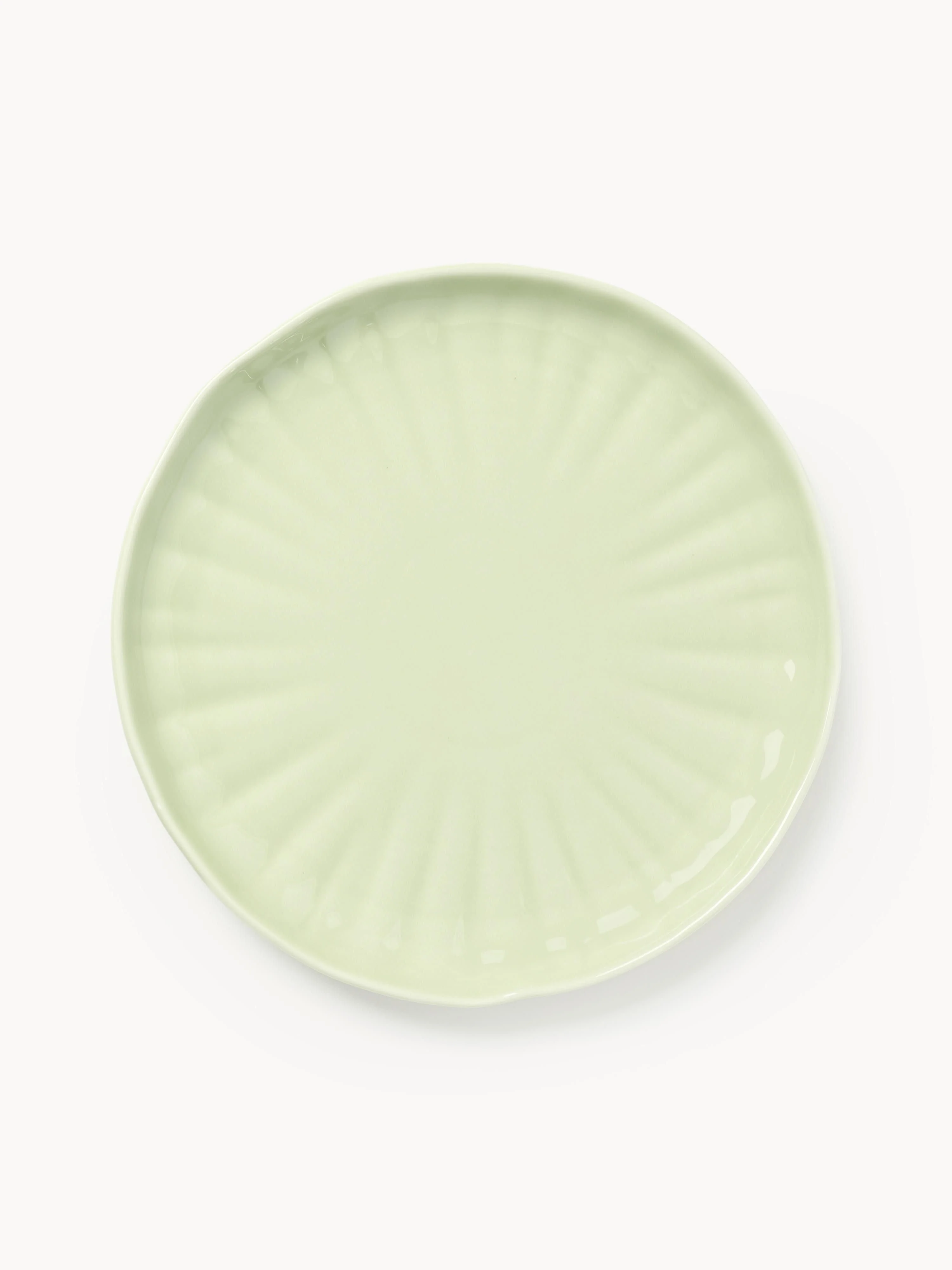 Porzellan-Speiseteller Sali mit Relief, 4er-Set