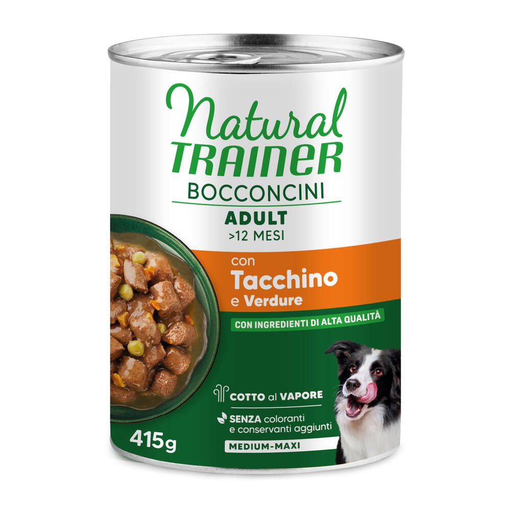 Natural Trainer Bocconcini Adult Medium & Maxi Chunks 415g