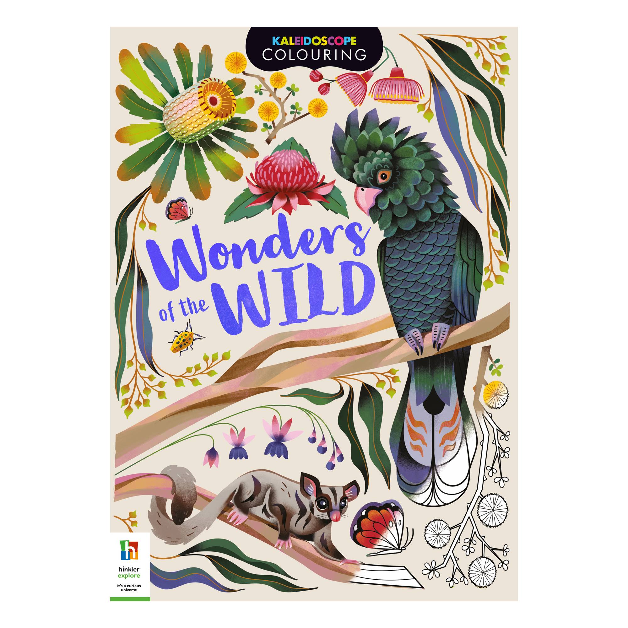 Kaleidoscope Wonders of the Wild Colouring Book