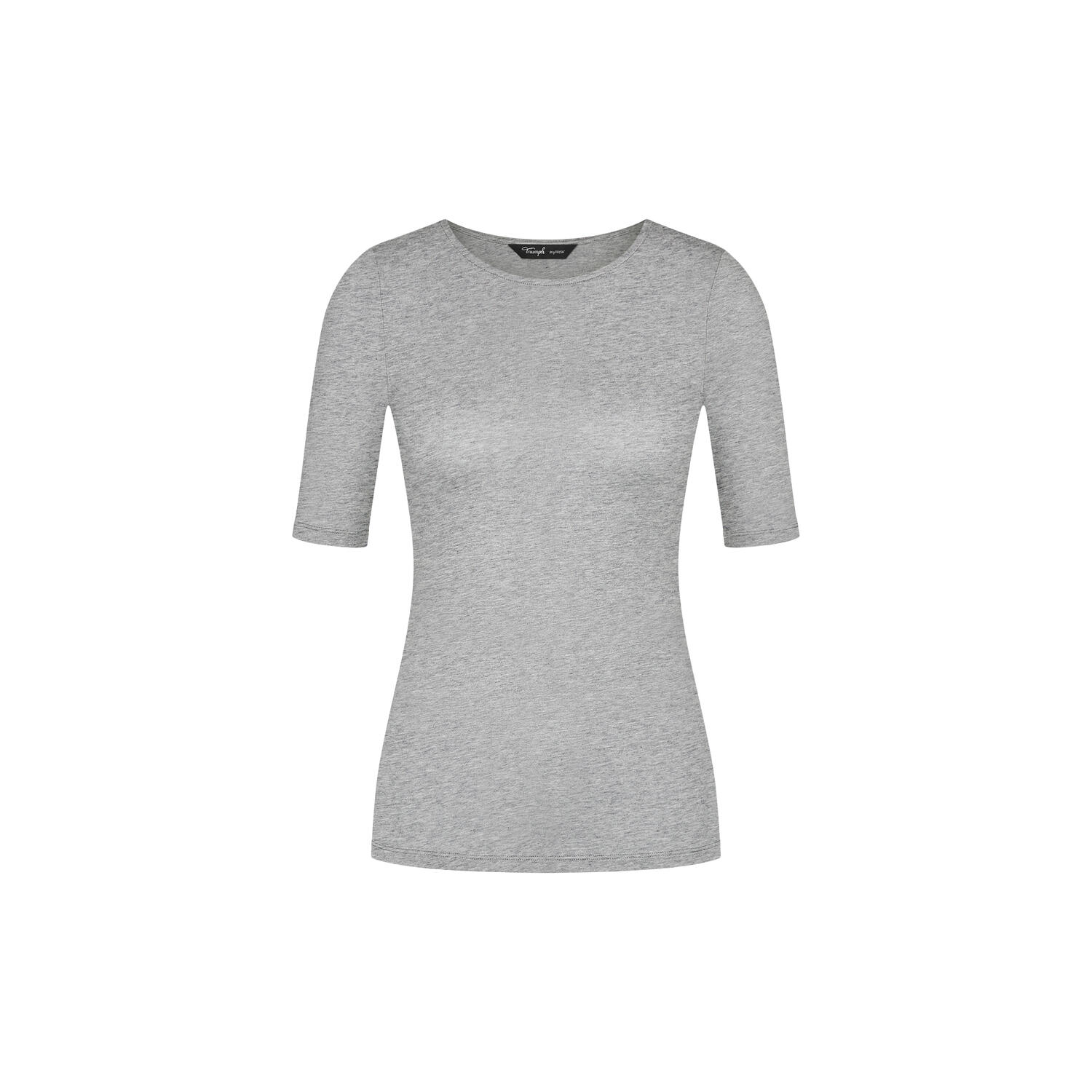 Beauty&nbsp;Layers&nbsp;SSL&nbsp;Top&nbsp;Wool, medium grey melange