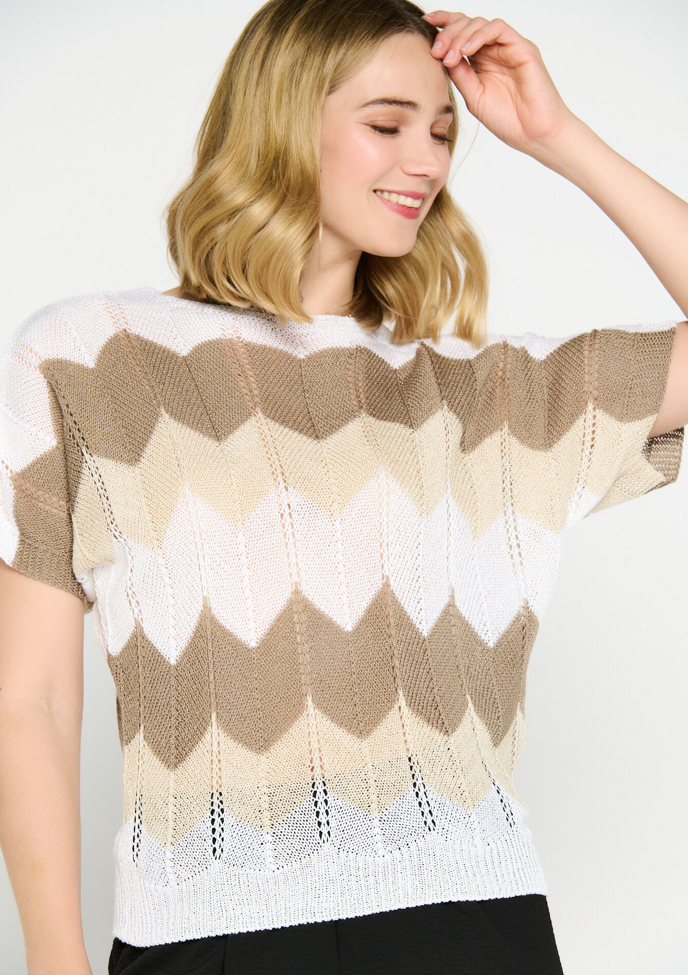 Trui met korte mouwen