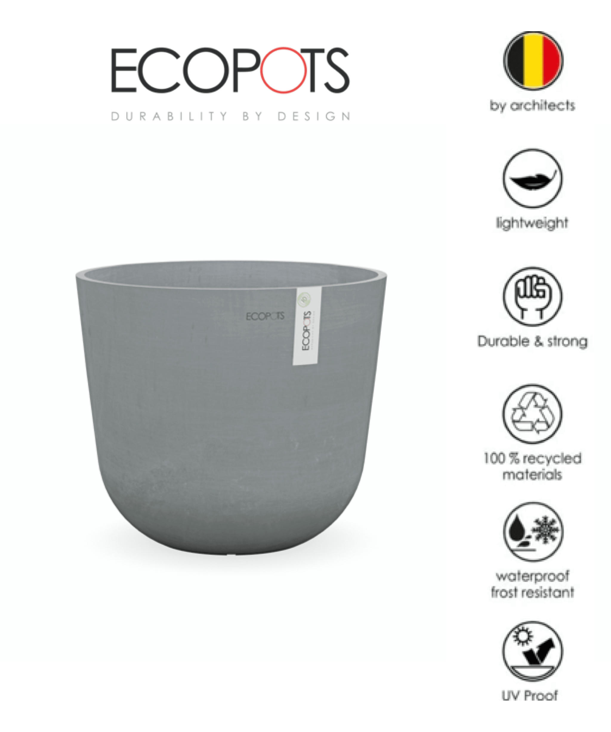 - Plante d'intérieur - Palmier areca en pot bleu gris (120cm)