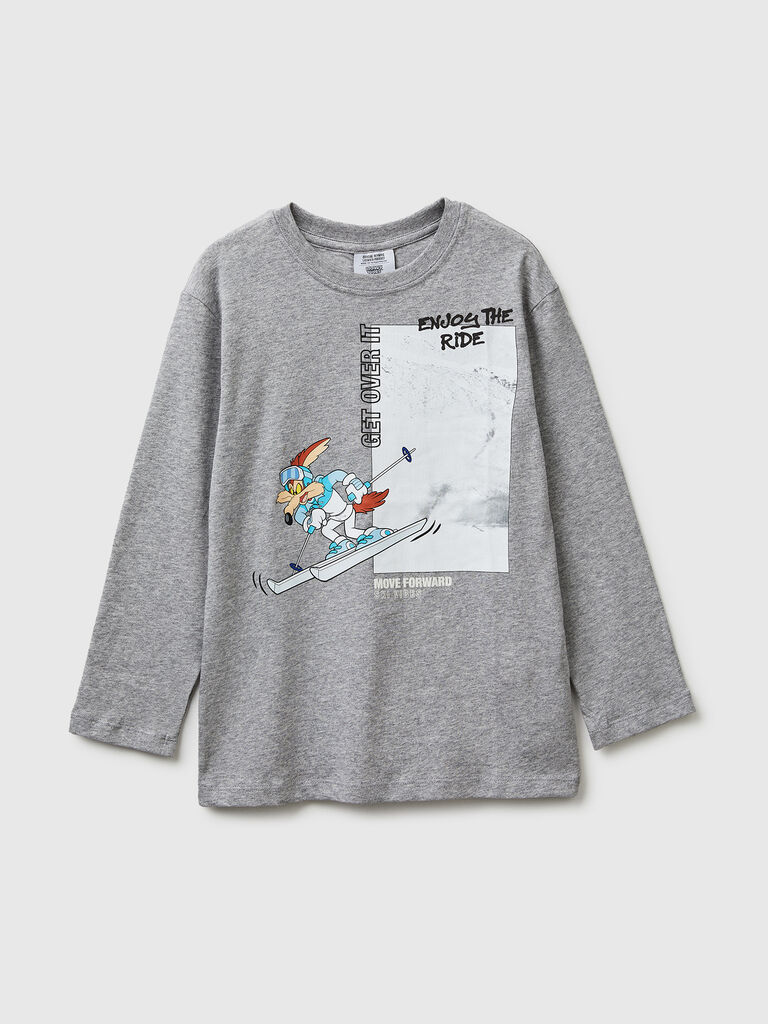 Looney Tunes x Olympic Collection gray t-shirt