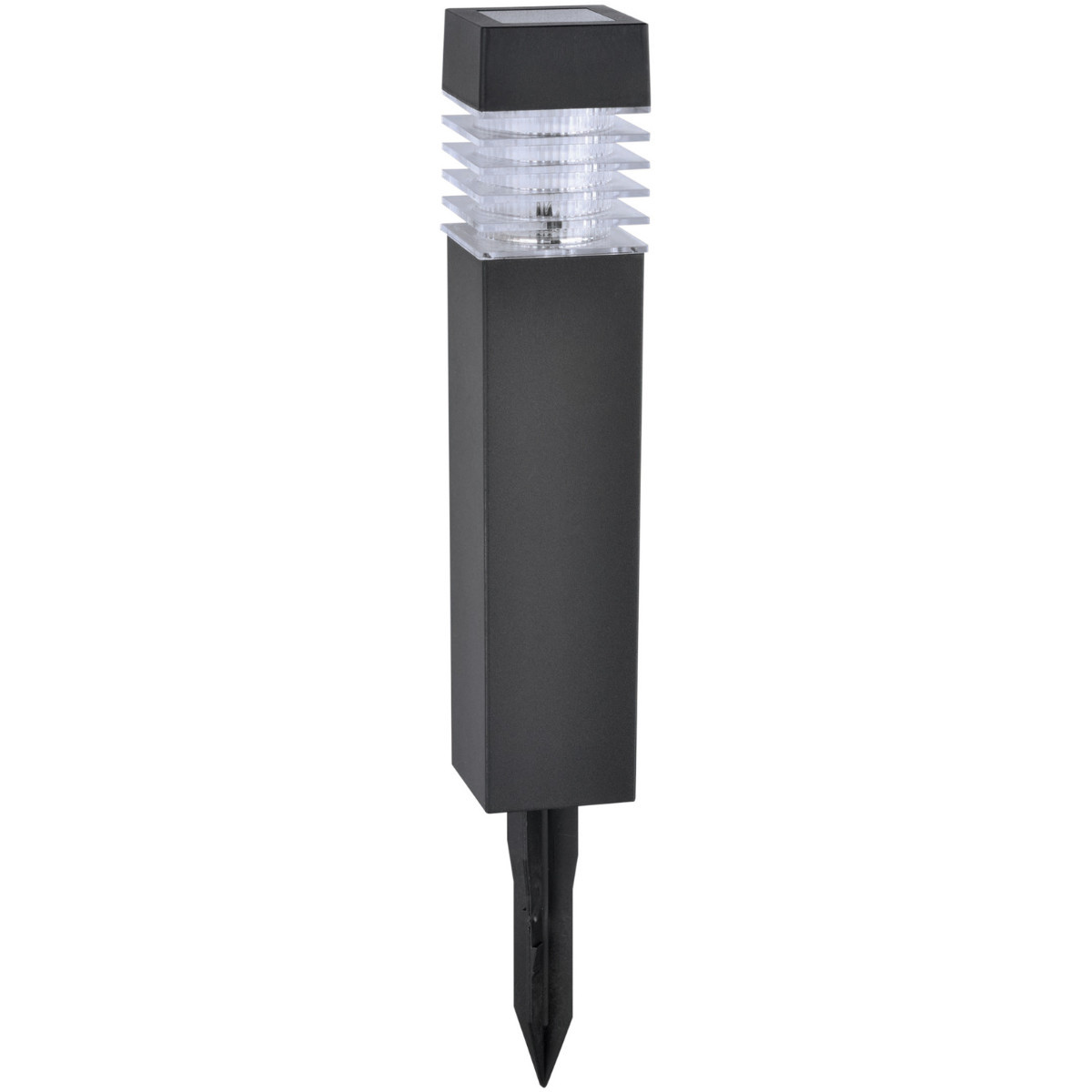 Lampa solarna LED kwadrat czarna MARTIN 315588 Polux