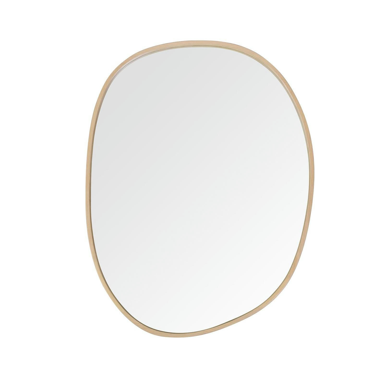 MALO - Miroir galet chêne 60 x 80 cm