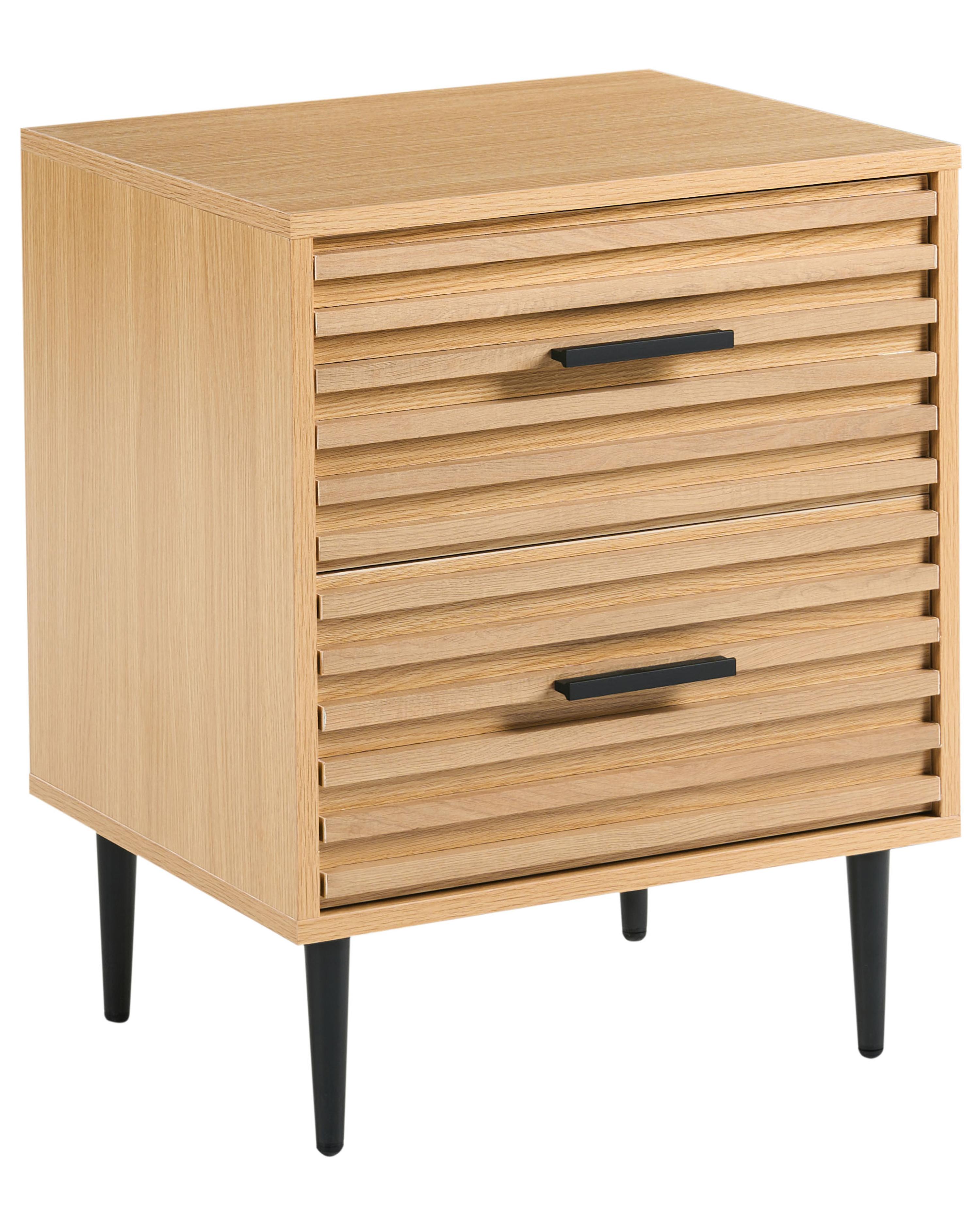 4 Drawer Chest KEITH Light Brown