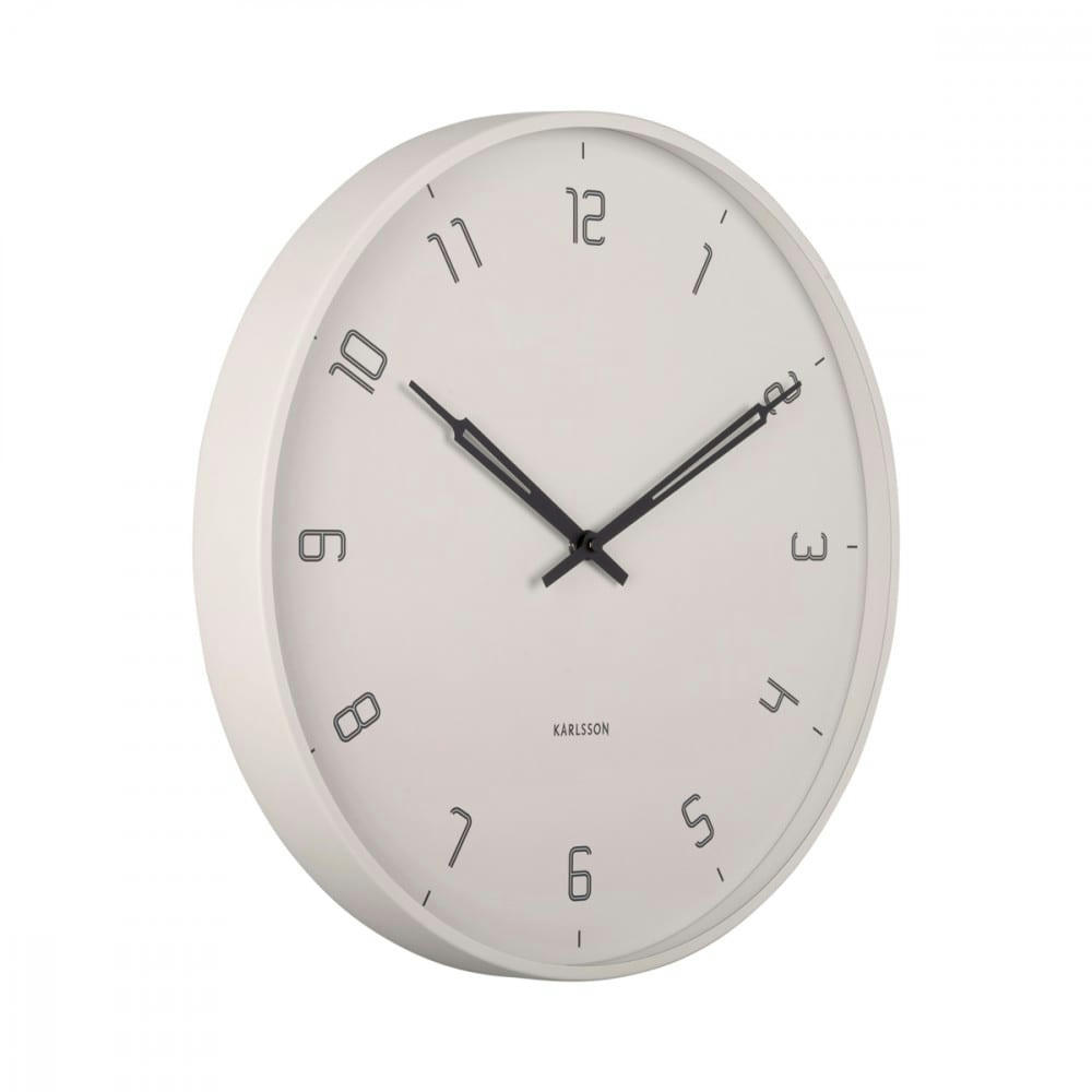 STARK - Horloge en métal gris D40cm
