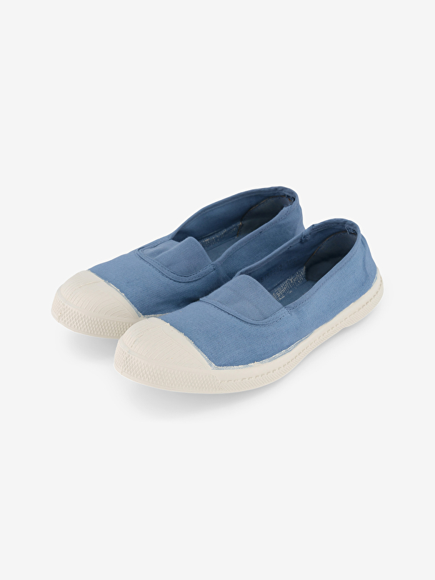 Tennis elastique femme denim