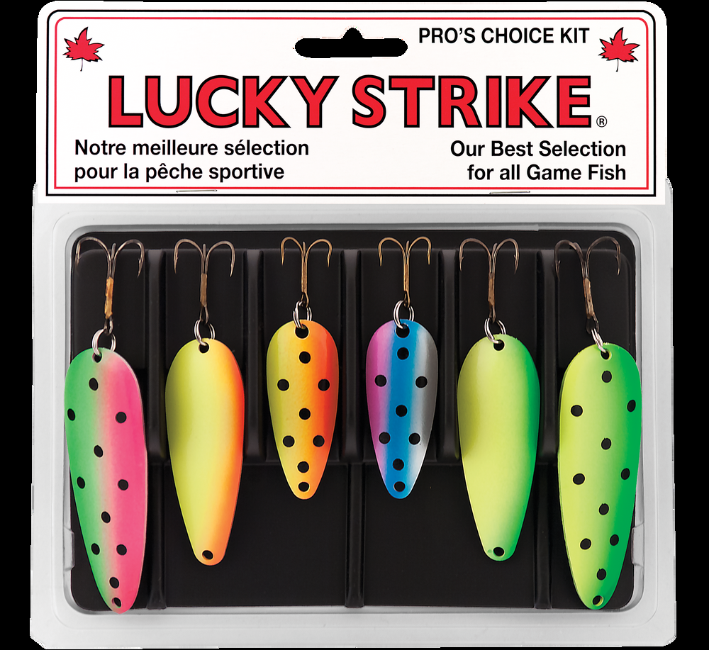 Lucky Strike Devil Bait Lure Kit, 6-Pc