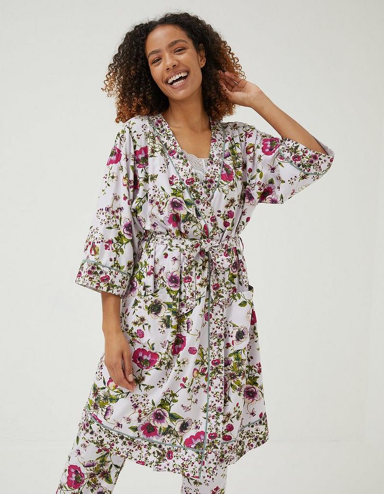 Floral Mix Dressing Gown