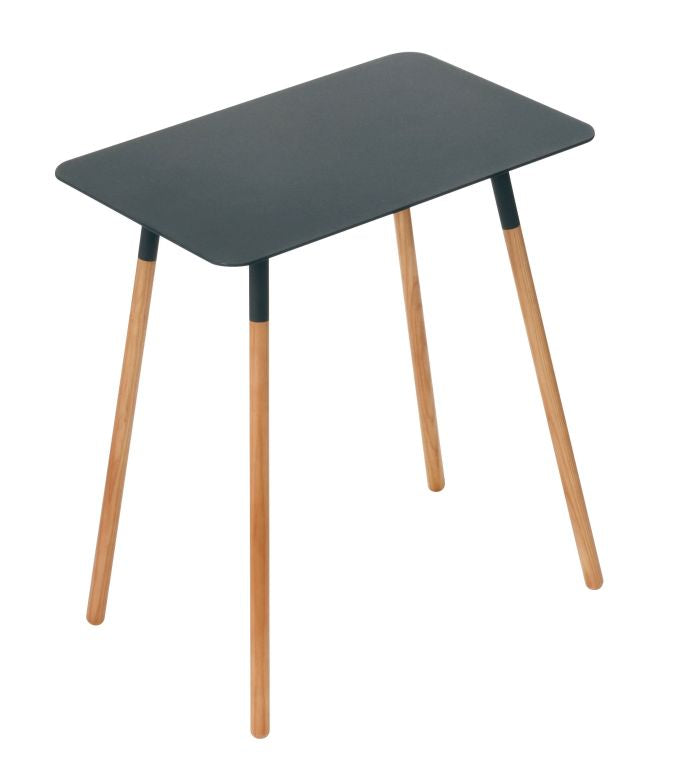 Yamazaki Bijzettafel Vierkant - Plain - Zwart