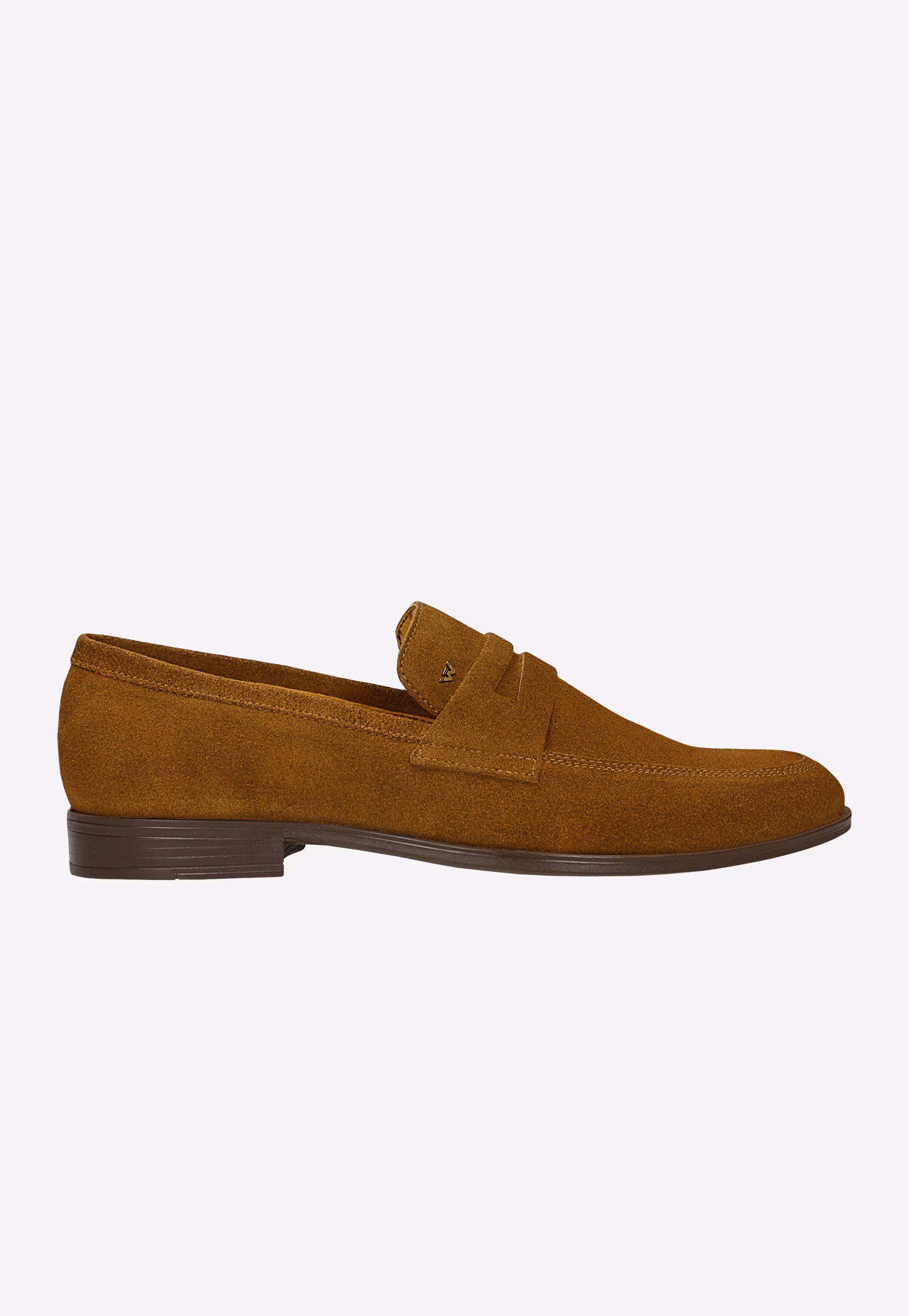 Brązowe mokasyny męskie penny loafers