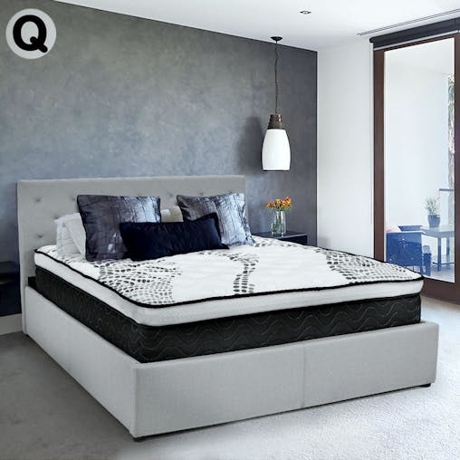 NNEDPE Laura Hill Premium Queen Mattress with Euro Top Layer - 32cm