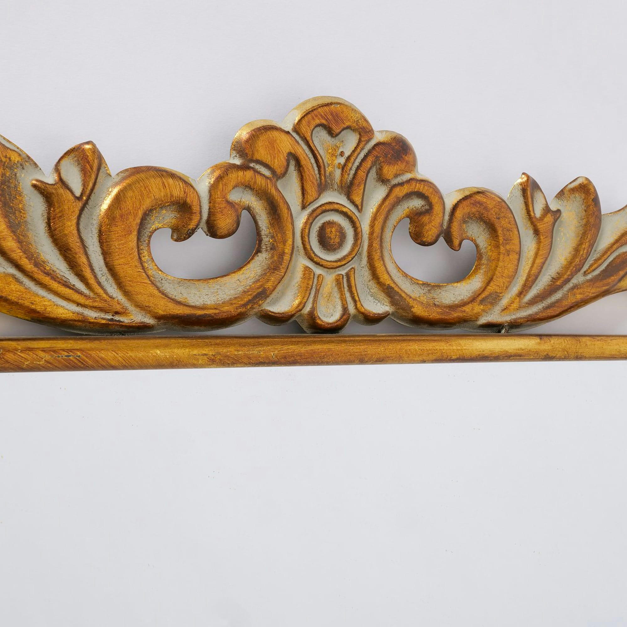 - Miroir classique rectangulaire en métal or antique 60x105x3cm