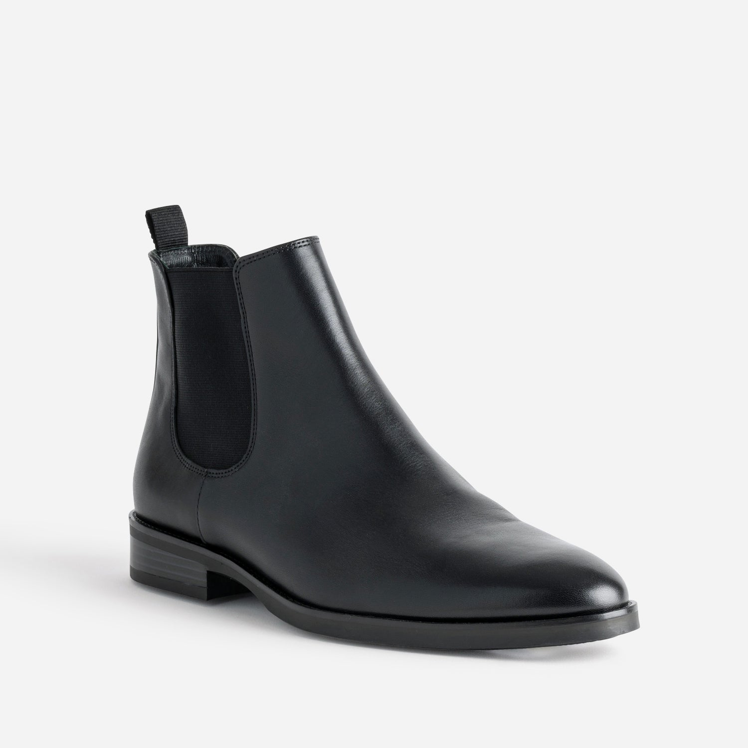 Chelsea boots ERAM FLEX noir en cuir