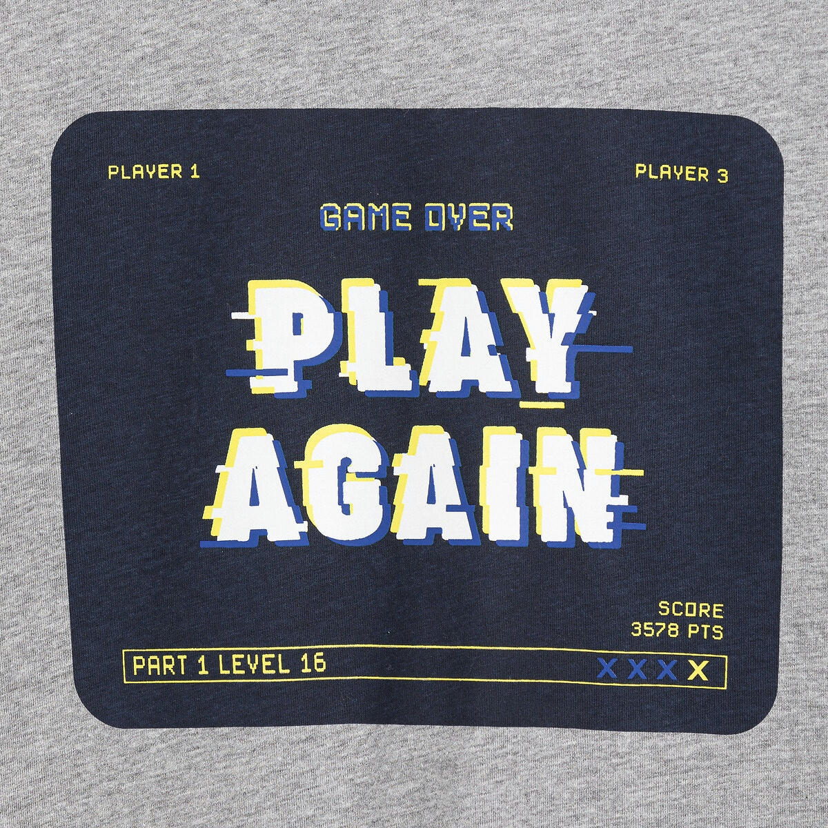 Lot de 3 pyjamas, esprit jeux d'arcade