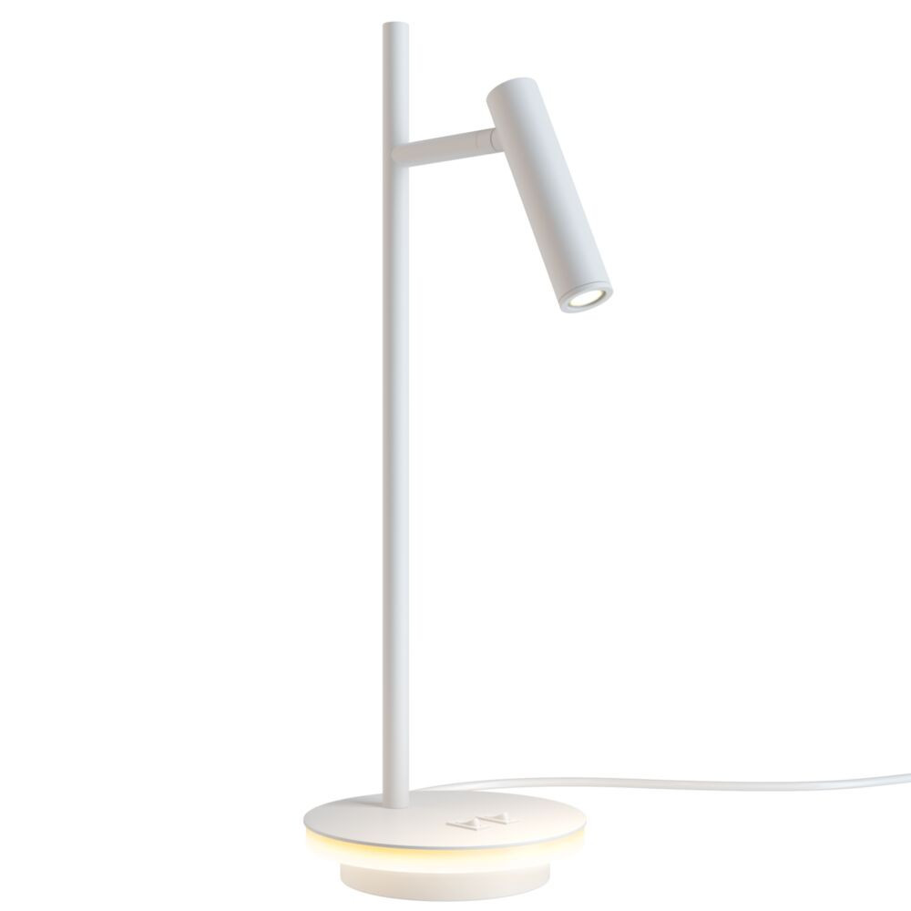 Lampa stołowa nowoczesna ESTUDO biała LED 9W Ciepła biel wys:45,5cm Maytoni