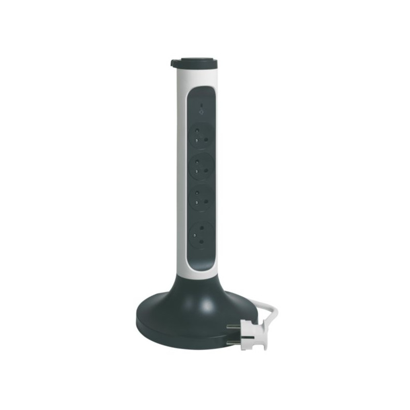 Multiprise sur socle 4 prises avec interrupteur 2 m LEGRAND