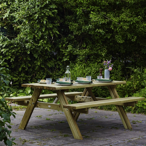 Picknicktisch »Julie«, Holz, 6 Sitzplätze