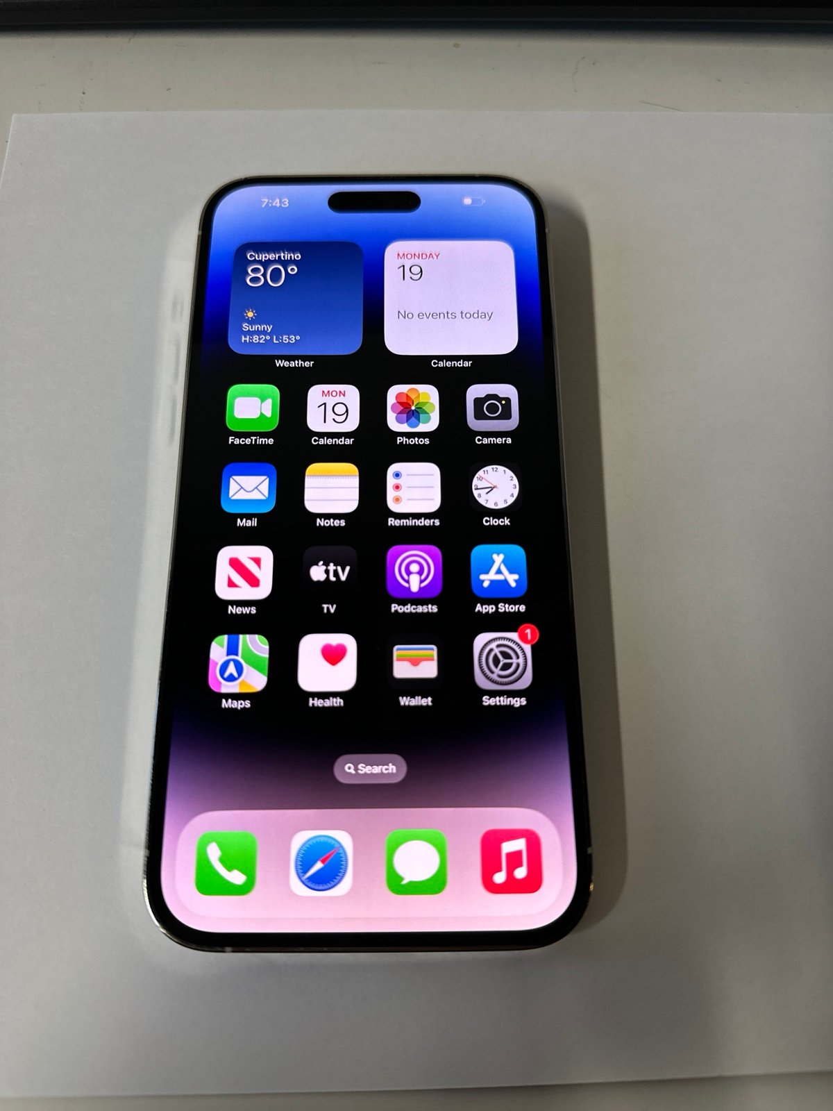 Apple iPhone 14 Pro Max 128 GB in Silver for Unlocked