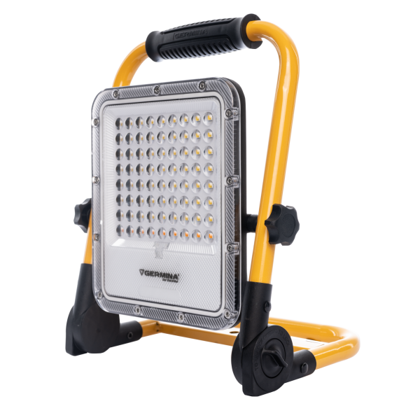 Naświetlacz LED Germina 30W akumulatorowy na statywie 12h 1szt.