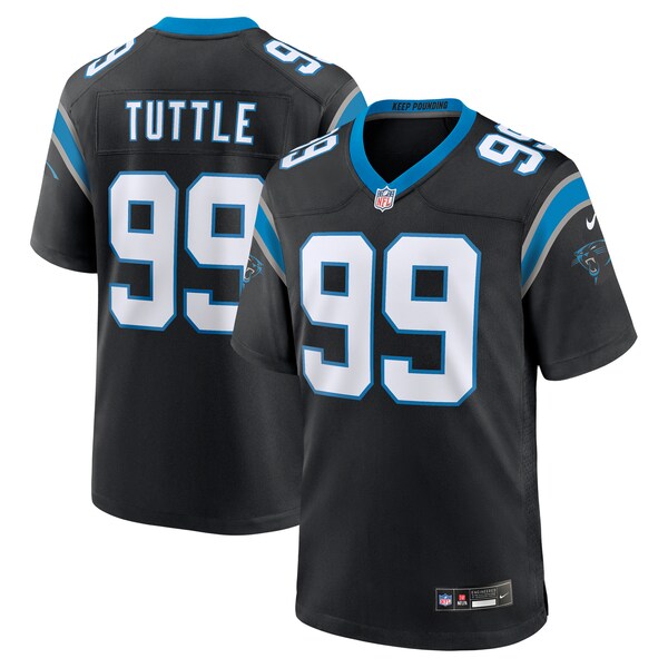 Shy Tuttle Carolina Panthers Nike  Game Jersey -  Black