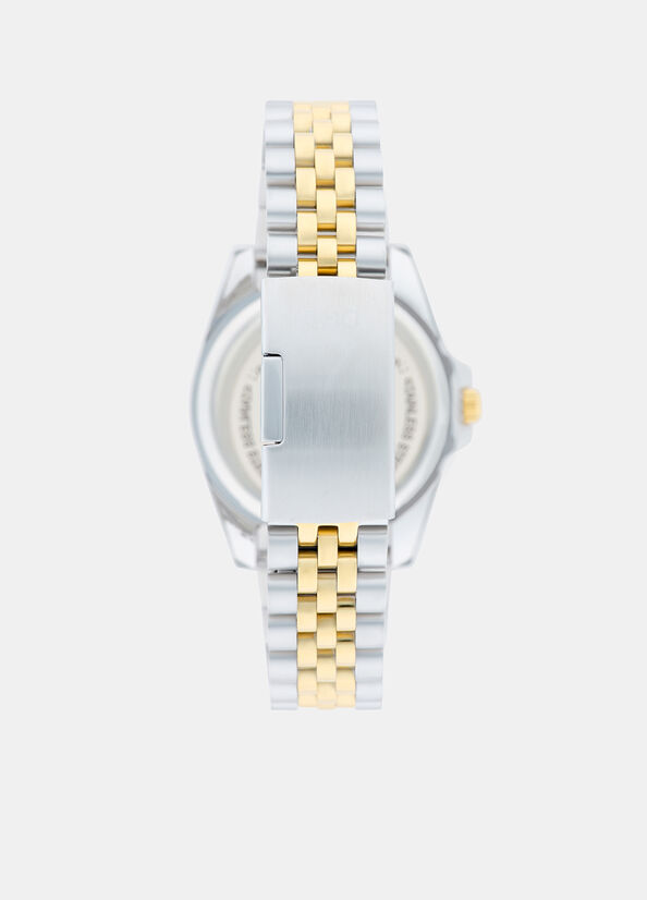 Orologio bicolor in acciaio