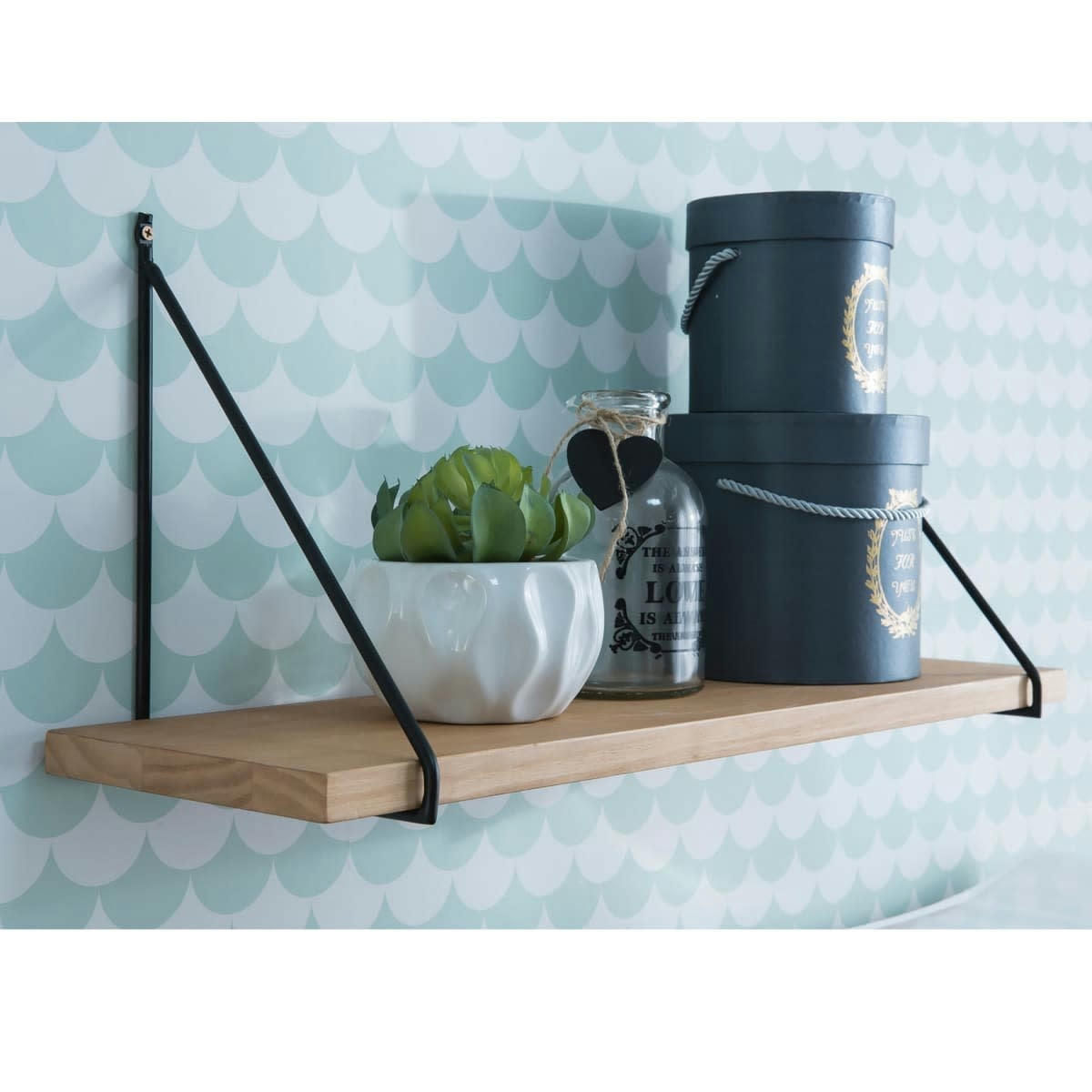 KYOTO - Étagère murale bois massif