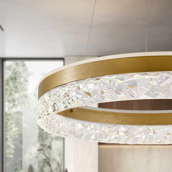 Lampa wisząca FROZI złota LED 32W 3000K lm Candellux