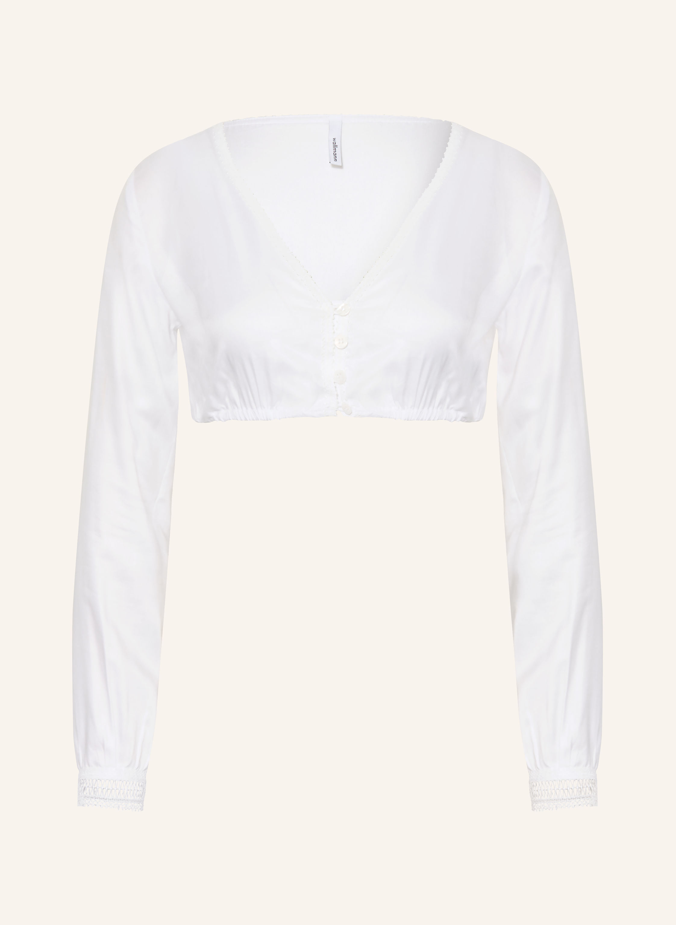 wallmann Dirndlbluse mit Spitze