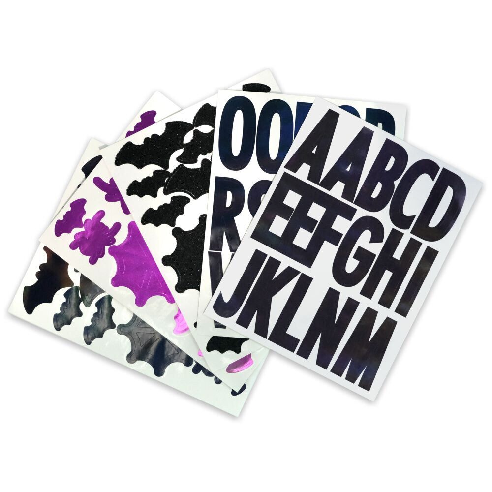 Kit créatif enfant sticker décoration citrouille 5 planches