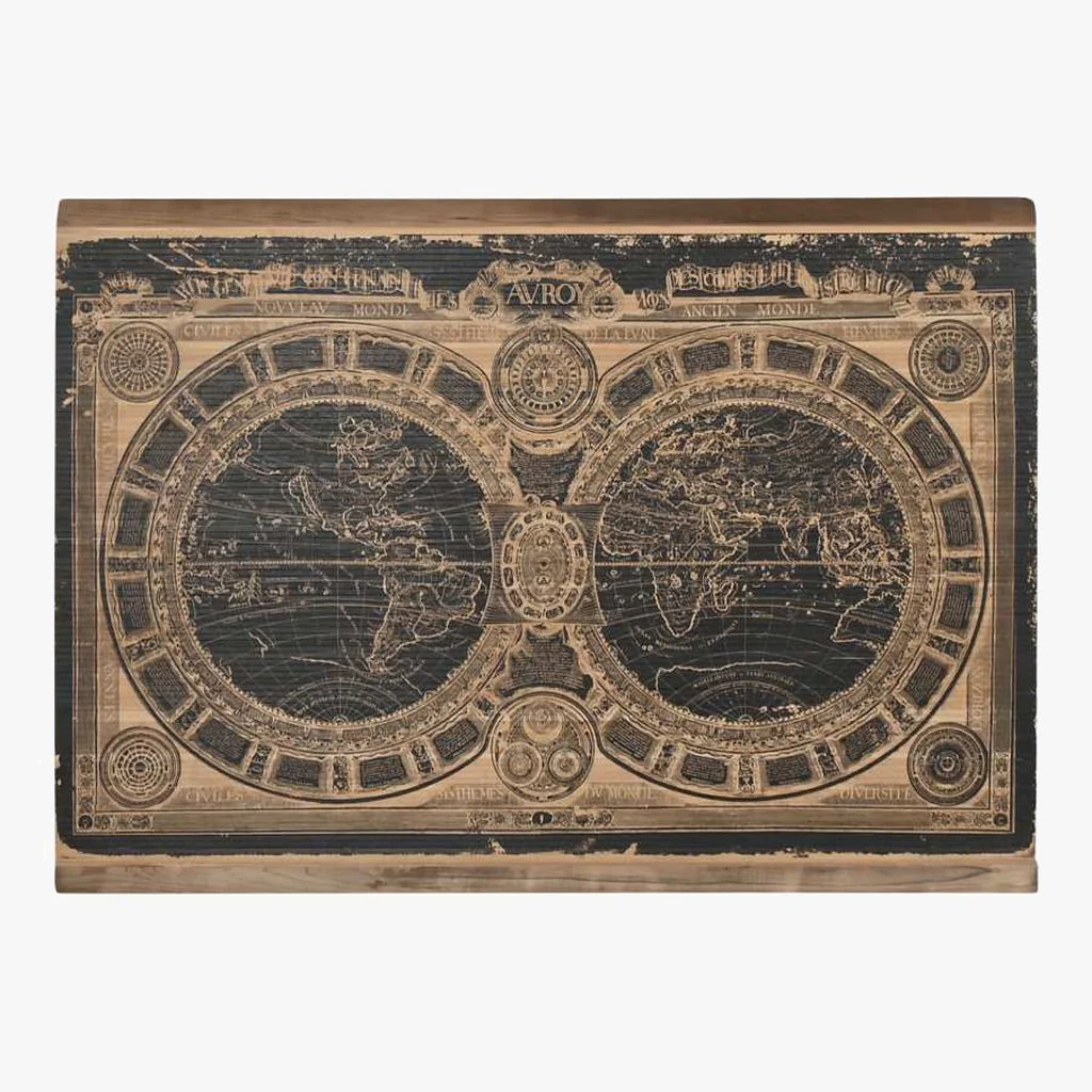 Quadro Mapa Mundo ATLAS