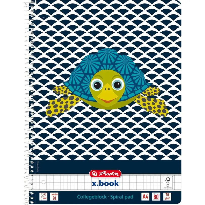 Schreibblock Cute Turtle
