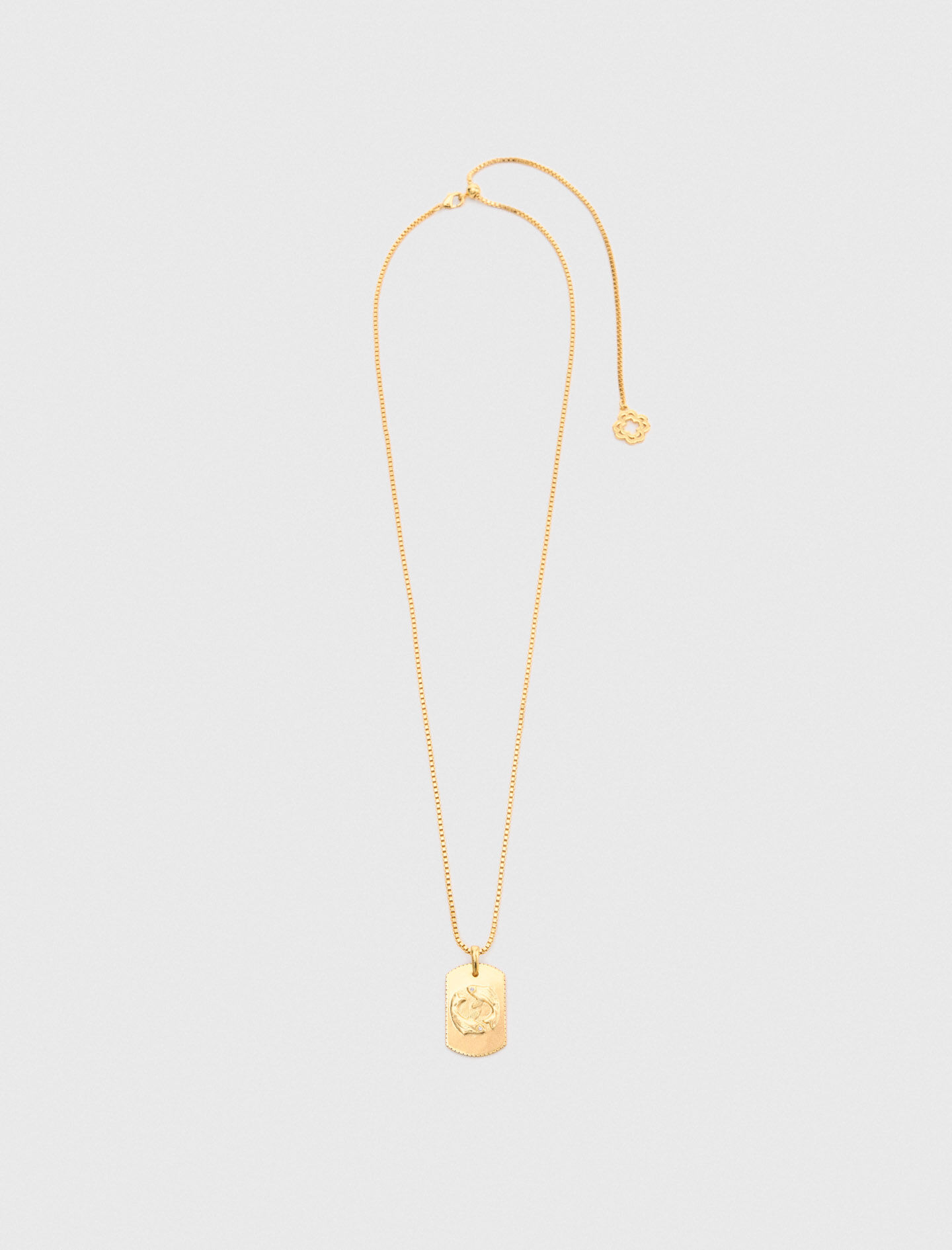 Collier plaque signe du zodiaque