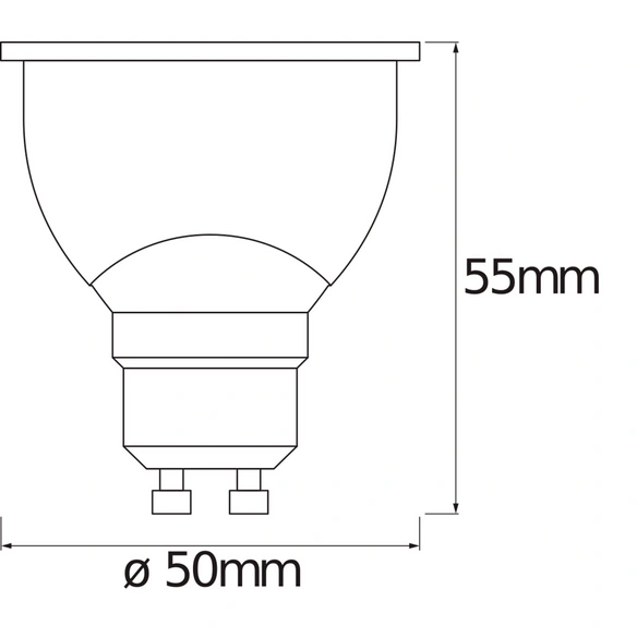 LED-Leuchtmittel »SMART  WiFi SPOT GU10 Tunable White«, 4,9 W, GU10, Einstellbares Weiß