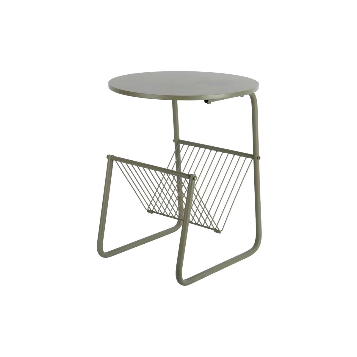 Leitmotiv bijzettafel Riqueza Revista - groen - Ø40cm