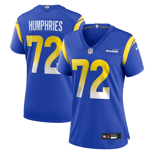 D.J. Humphries Los Angeles Rams Nike Women's Team Game Jersey -  Royal