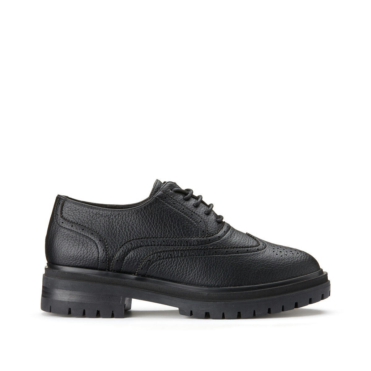 Derbies semelle épaisse, pied large 38-45