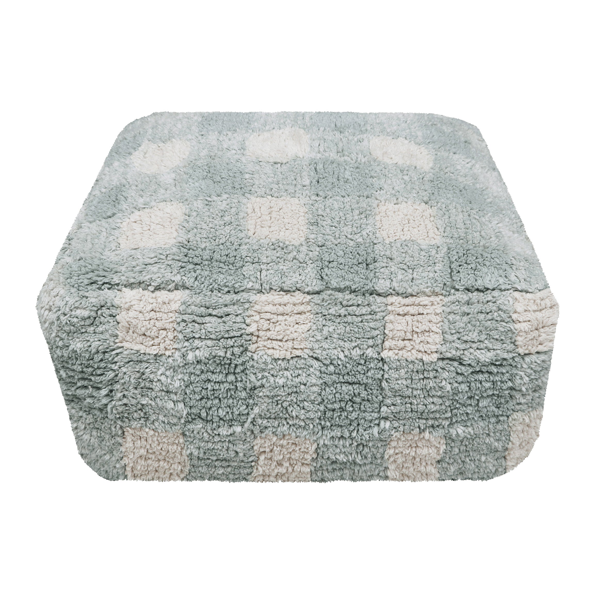 Lorena Canals Vichy Poef - Blauw