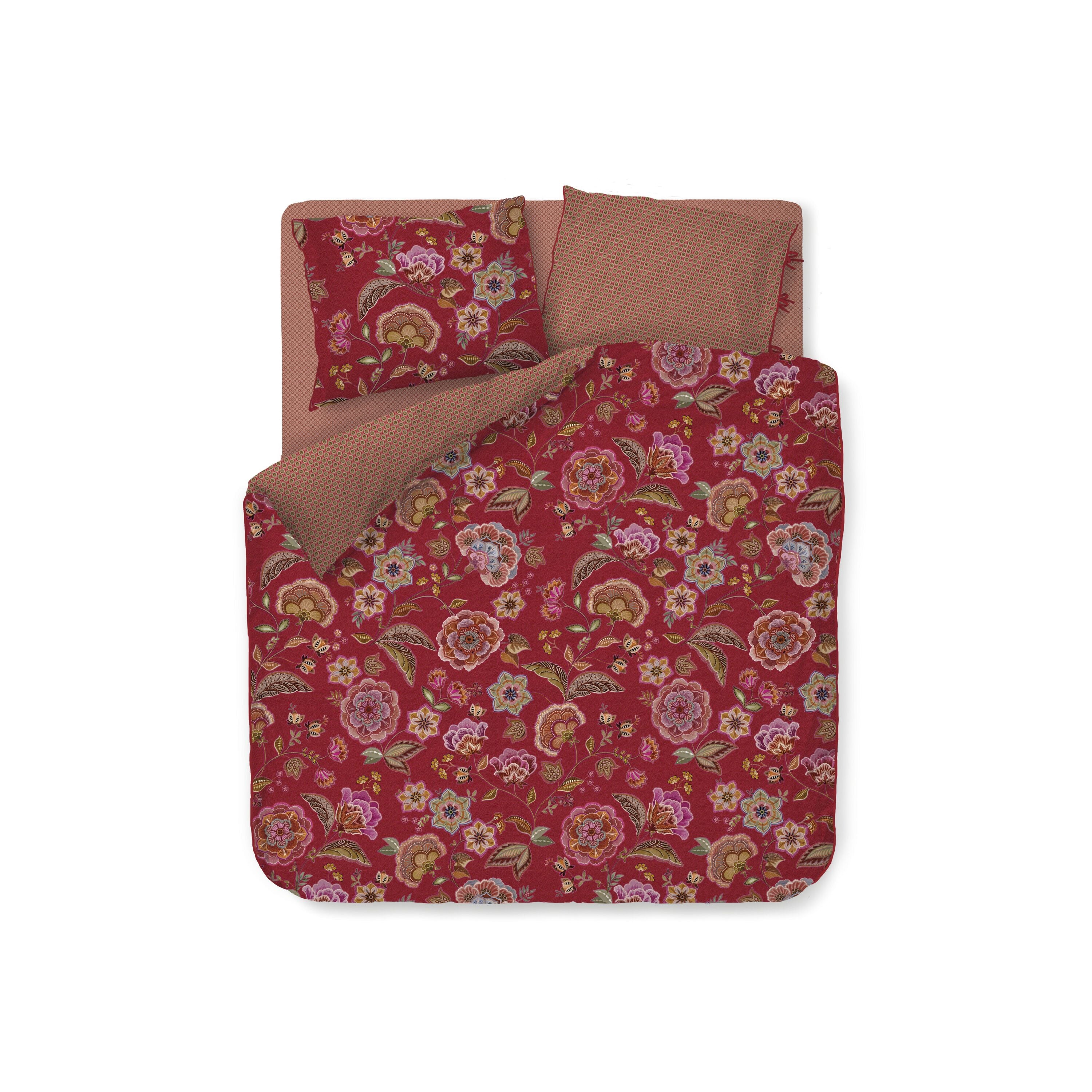 Pip Studio Matata Dekbedovertrek 200 x 200/220 cm - Rood