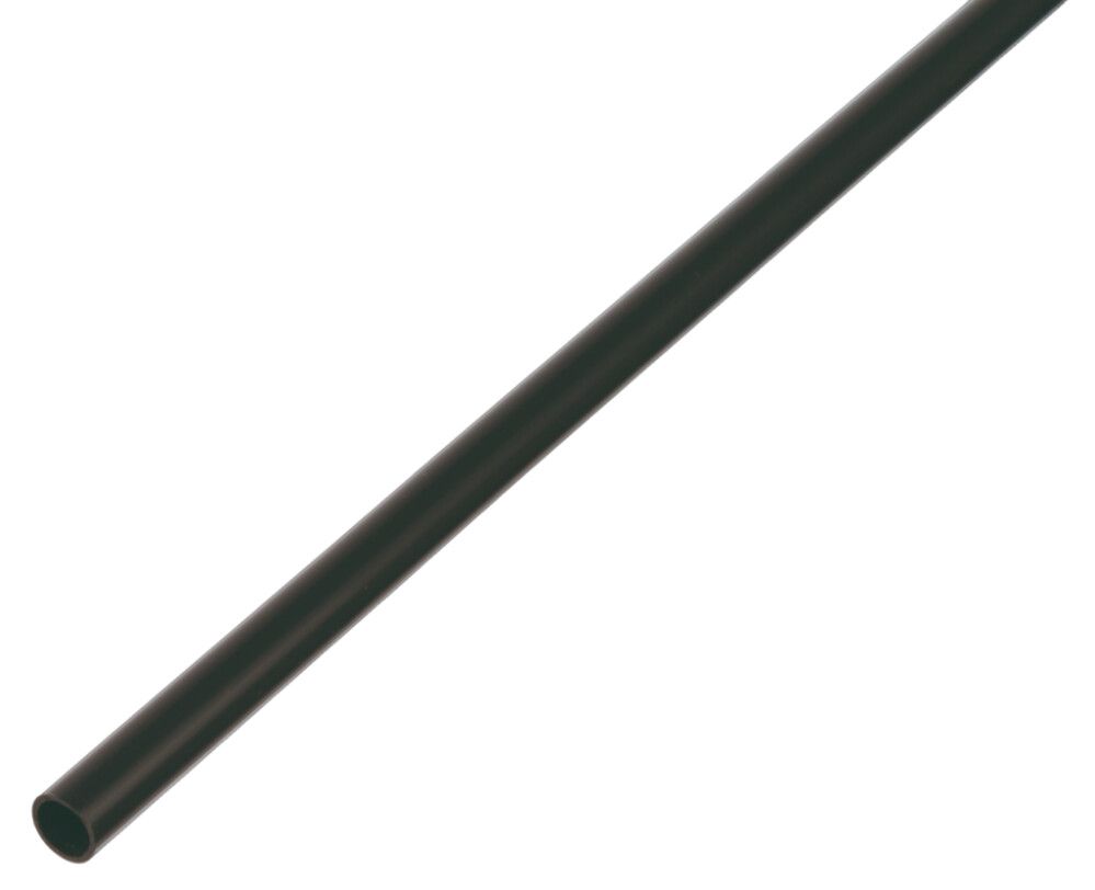 RUNDSTANG GAH ALBERTS PVC SVART Ø12MM 1000MM