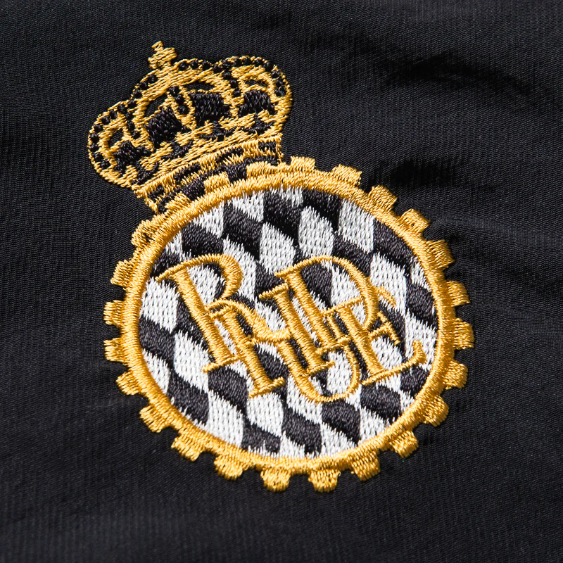 Rhude Lago Soccer Jersey Hoodie - Black/White