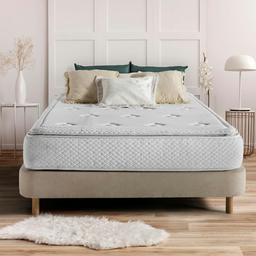 ROYAL DE LUXE - Matelas à mémoire de forme avec surmatelas incorporé 140x200 cm