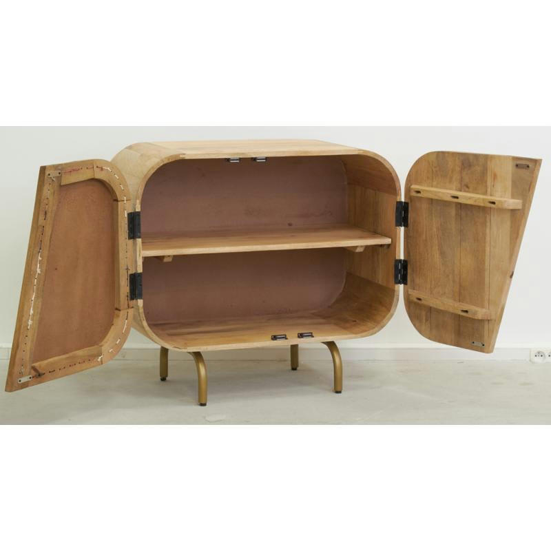 - Buffet en manguier string art 2 portes