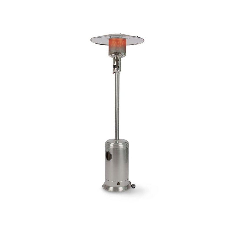 Chauffage de terrasse au gaz Champion inox 13,5 kW